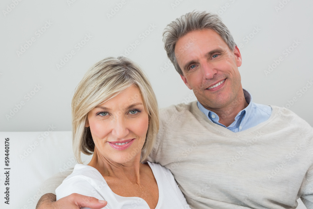 Portrait of a happy couple at home Portrait of a happy couple at home