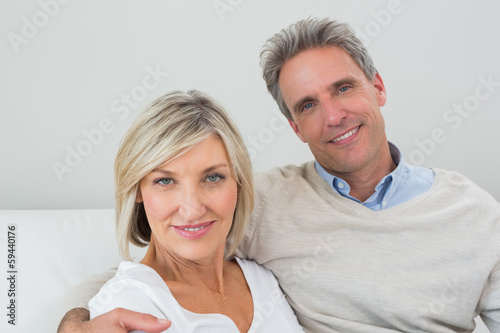 Portrait of a happy couple at home