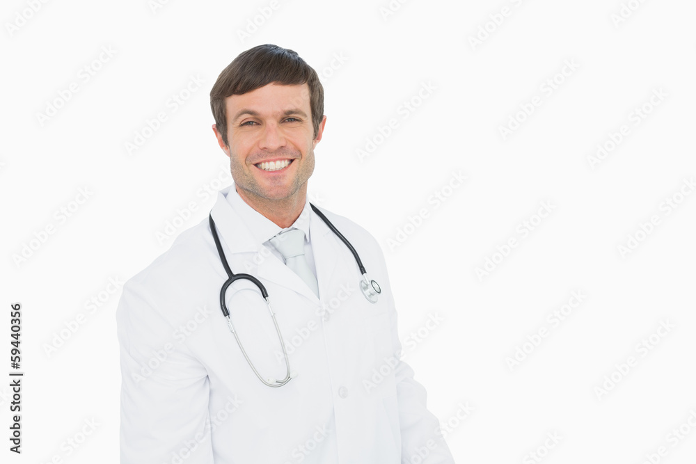 Portrait of a smiling confident male doctor Portrait of a smiling confident male doctor