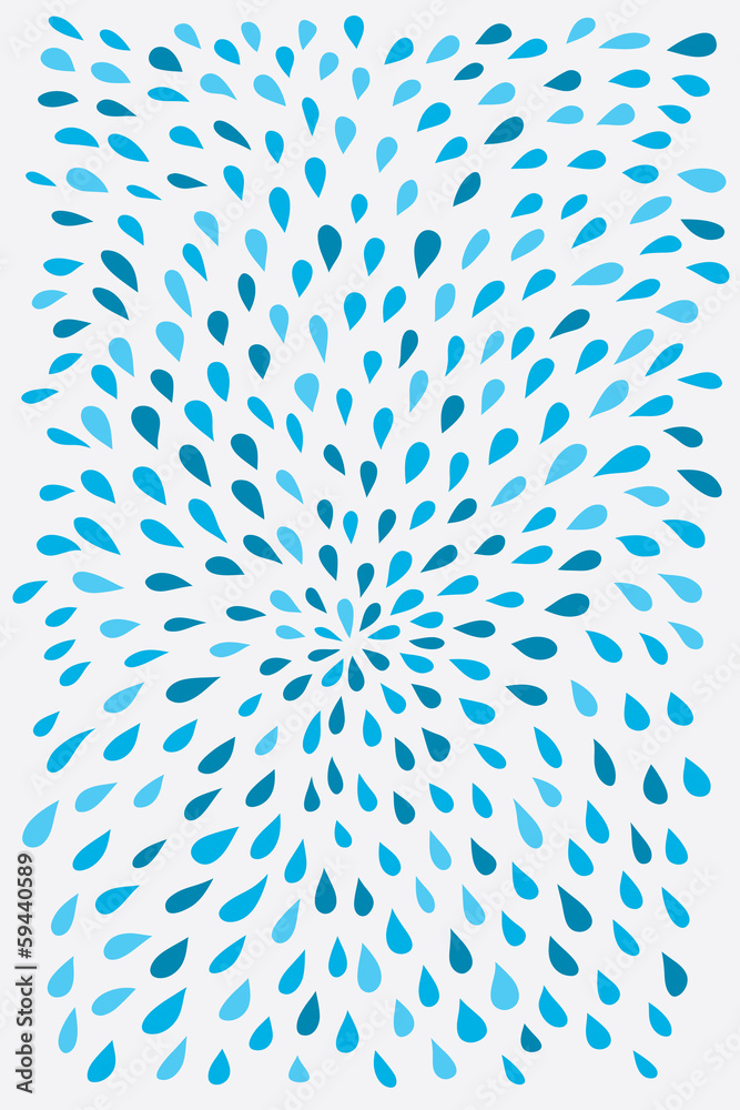 doodle handdrawn background of drops