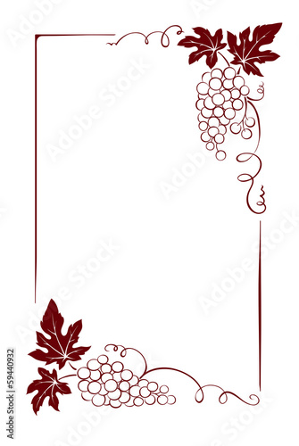 Frame with vine