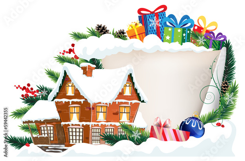 Brick house and Christmas gifts