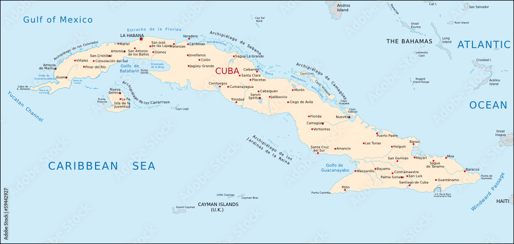 cuba map