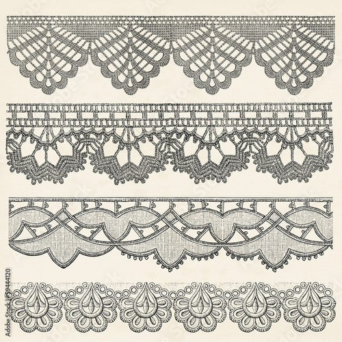 Vintage ribbon lace