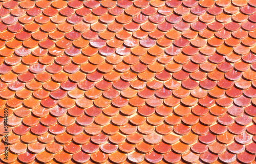 Roof tiles background © scenery1