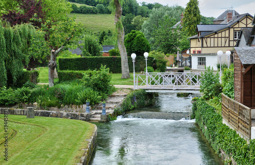 Francee picturesque city of Ry  in Normandie photo