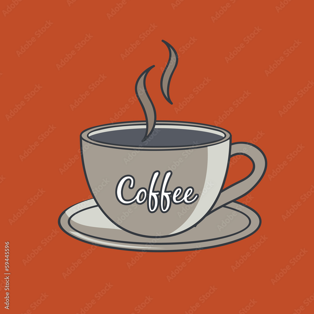 Obraz premium coffee design