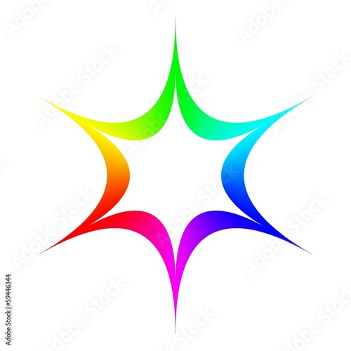Rainbow star