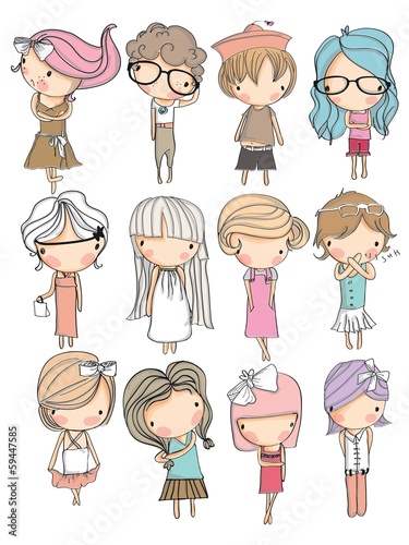 cute girl set