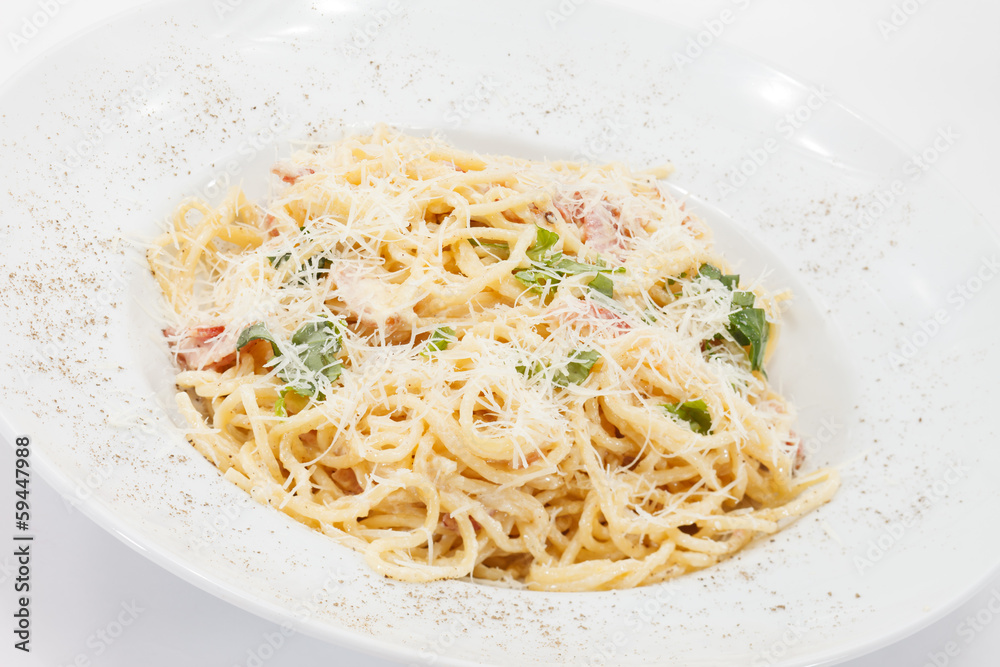 Spaghetti carbonara Spaghetti carbonara