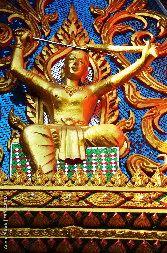 Buddha of Wat Wang Wiwekaram Sangkhlaburi  Kanchanaburi