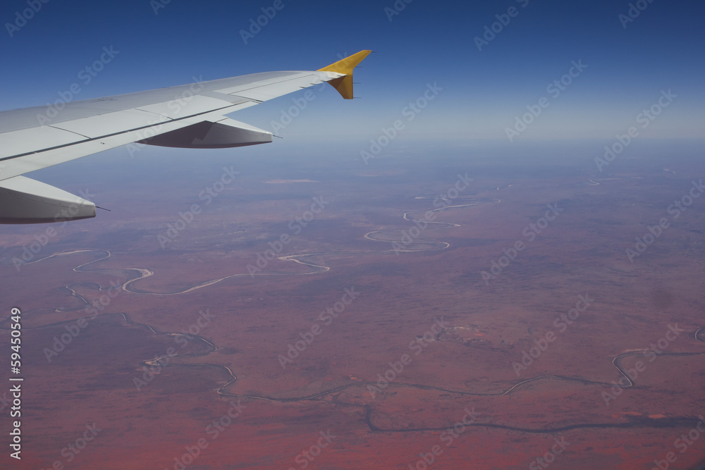 Obraz premium Desert from the sky