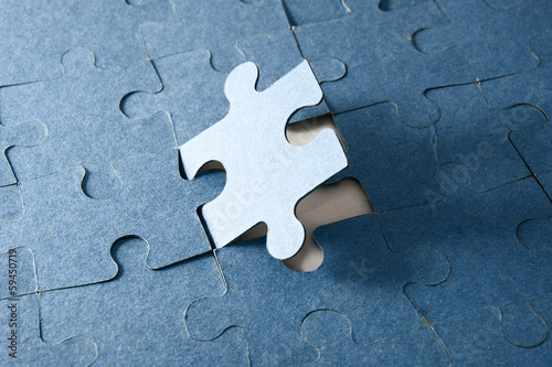 Last piece of jigsaw puzzle