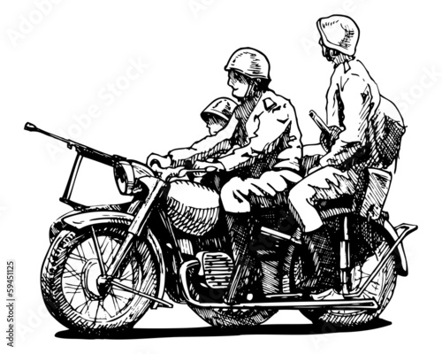 Military motorcycles
