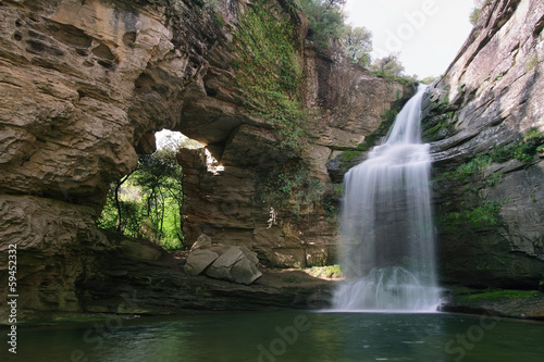 Waterfall known as Foradada