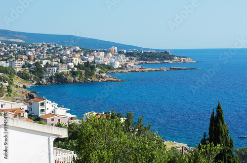 Sea Coast Between Bar And Ulcinj  Montenegro