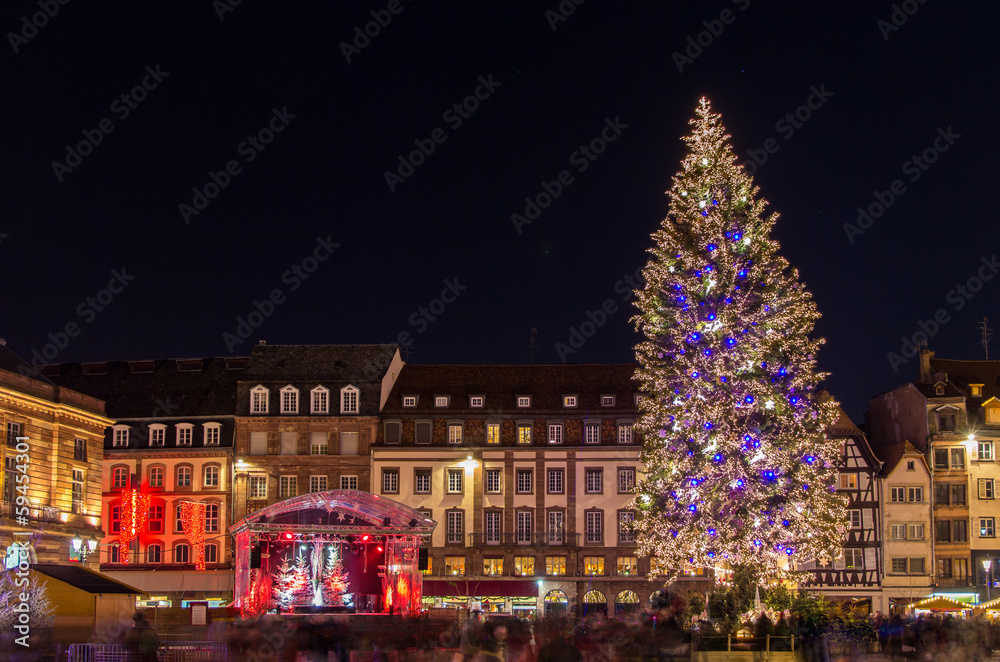 Christmas tree in Strasbourg, 