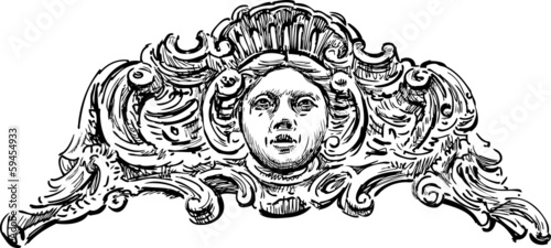 baroque architectural detail