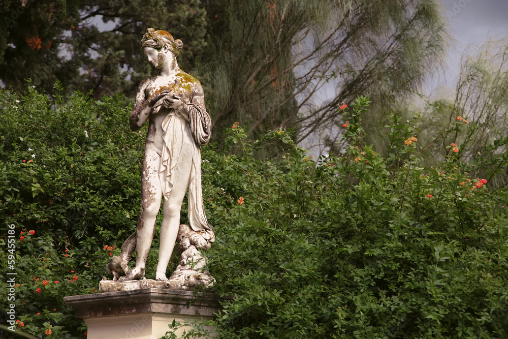 Ancient Muses at the Achilleion Palace, Corfu.