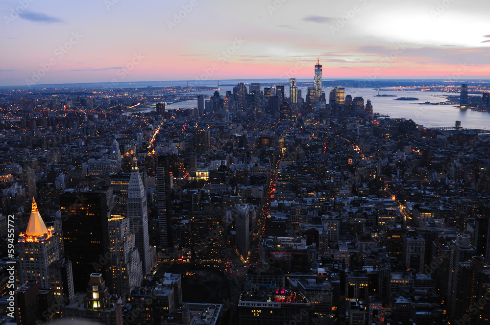 Obraz premium New York view