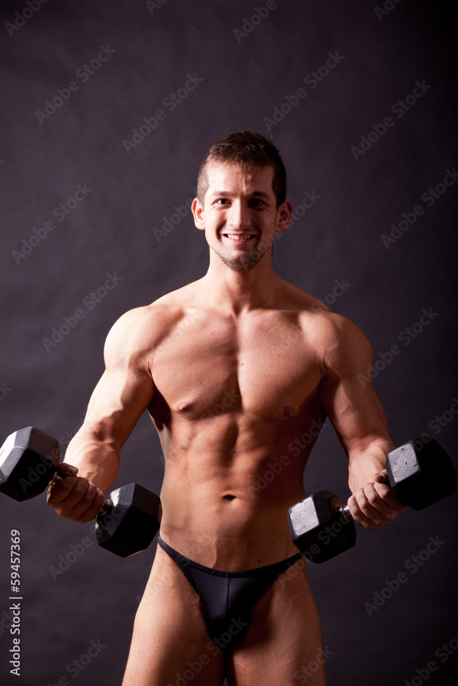 young bodybuilder traininig young bodybuilder traininig