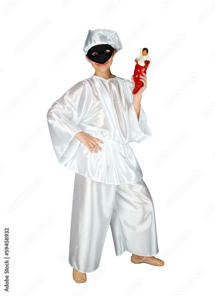Pulcinella, traditonal neapolitan mask Pulcinella, traditonal neapolitan mask