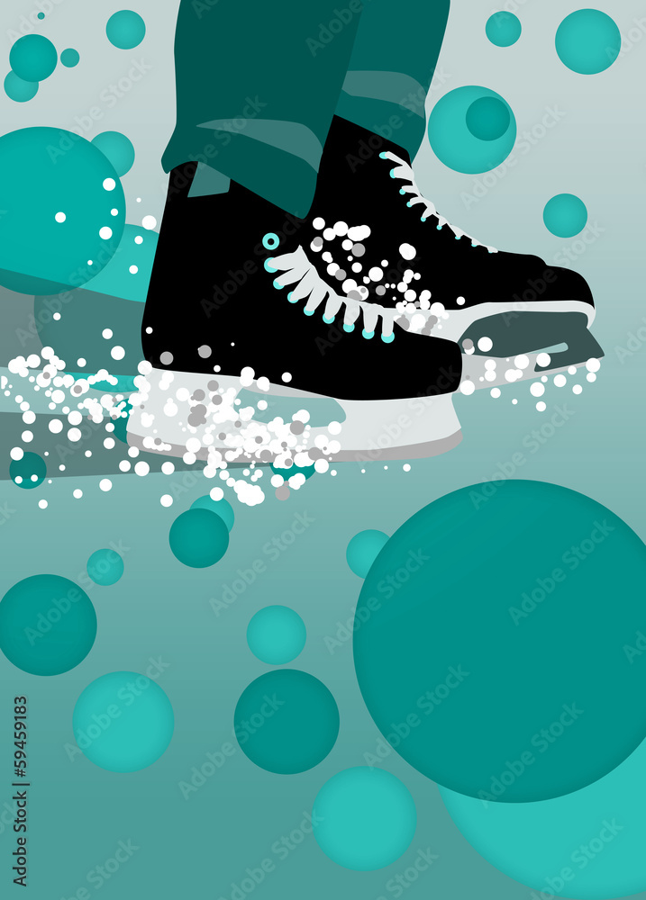 Fototapeta premium ice hockey sport background