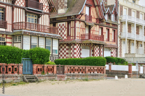 France, picturesque city of Trouville in Normandie photo