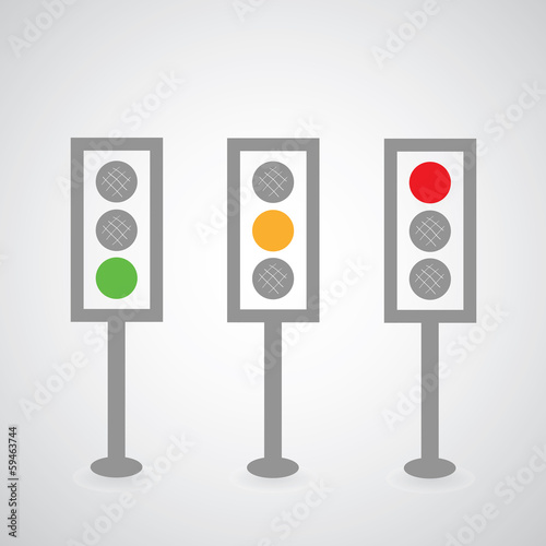 Traffic lights symbol