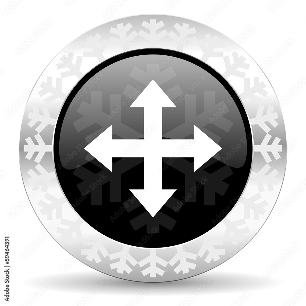 arrow christmas icon