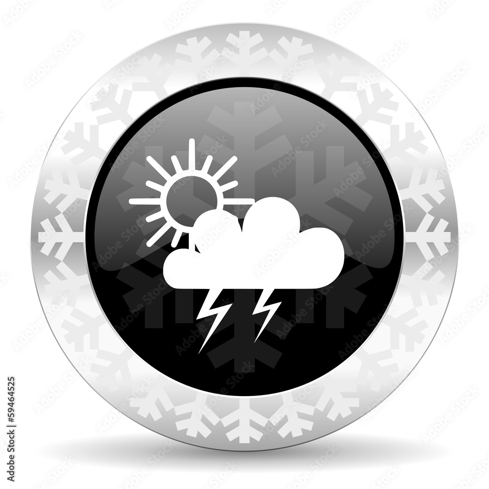 storm christmas icon