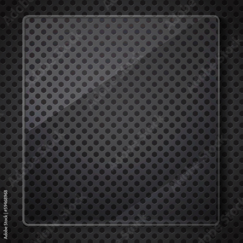 Wallpaper Mural Transparent Glass Framework under Black Pentagonal Metal Backgro Torontodigital.ca