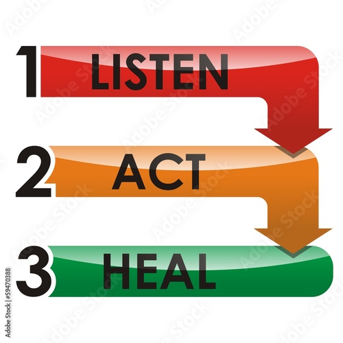 Listen, Act, Heal