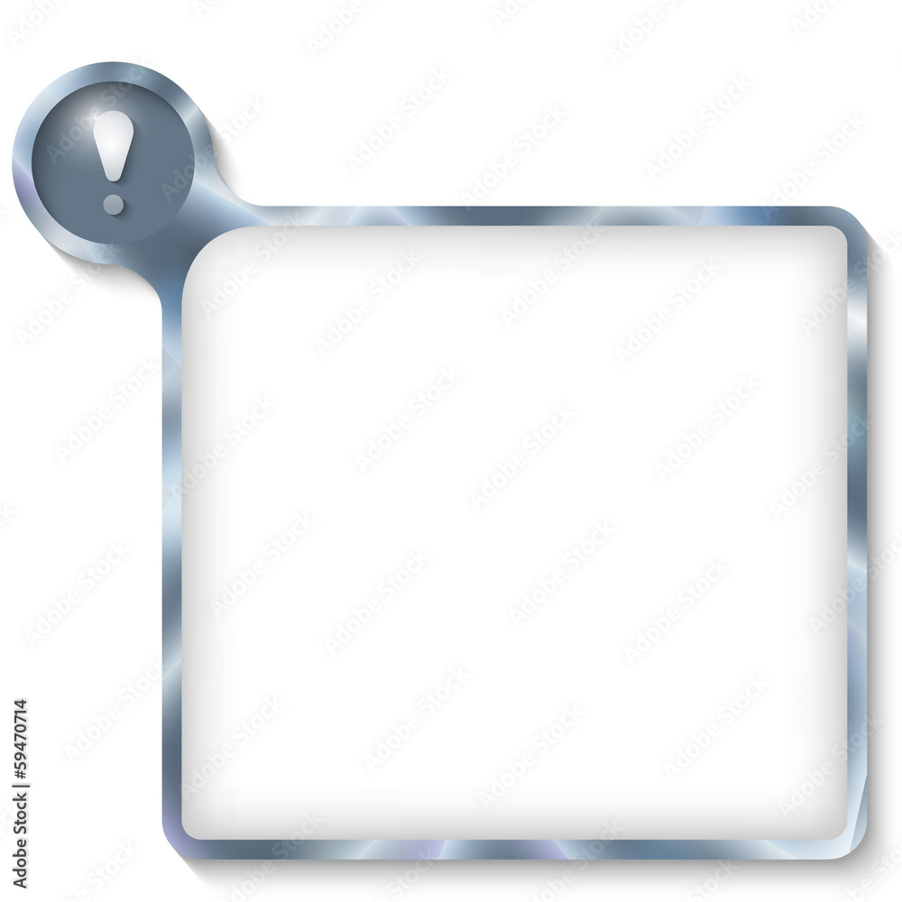 vector text box for any text with exclamation mark vector text box for any text with exclamation mark