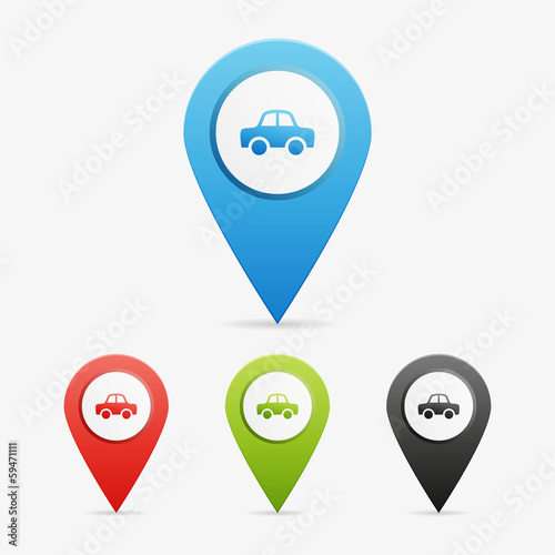 Free Download Vector car pointers - GFXLoad