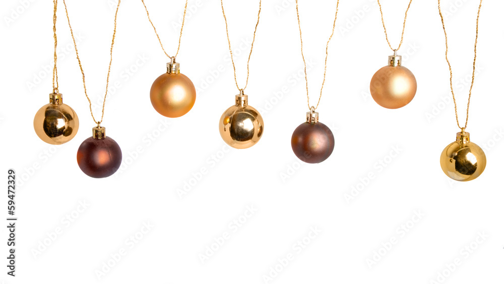 Christmas and New Year decorations isolated Christmas and New Year decorations isolated