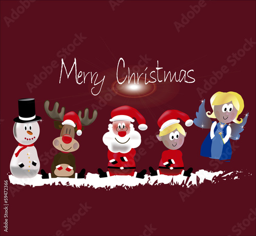 Merry Christmas santa, rudolph, elfen ,fairy,  etc photo