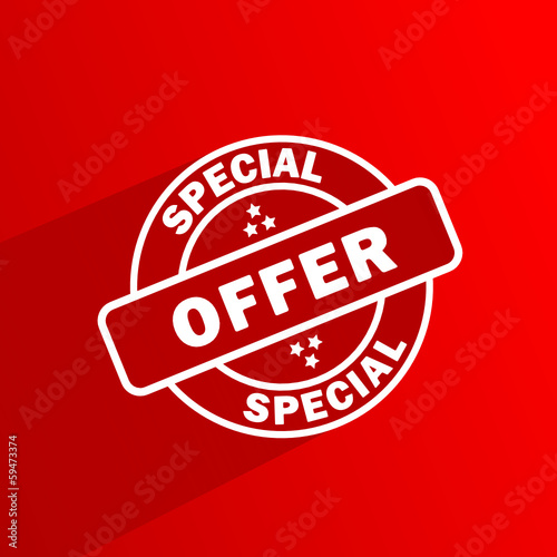 SPECIAL OFFER Marketing Stamp (label discount sale)