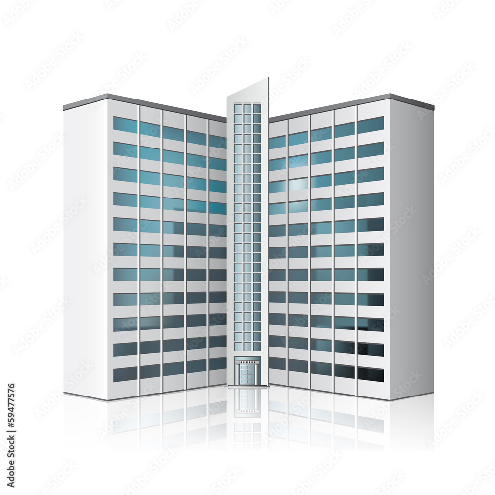 separately standing office building, business center separately standing office building, business center