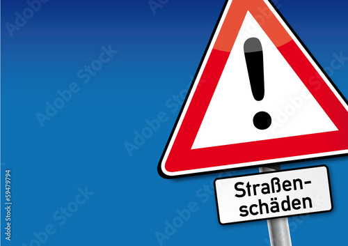 Achtung Strassenschäden, Schlaglöcher