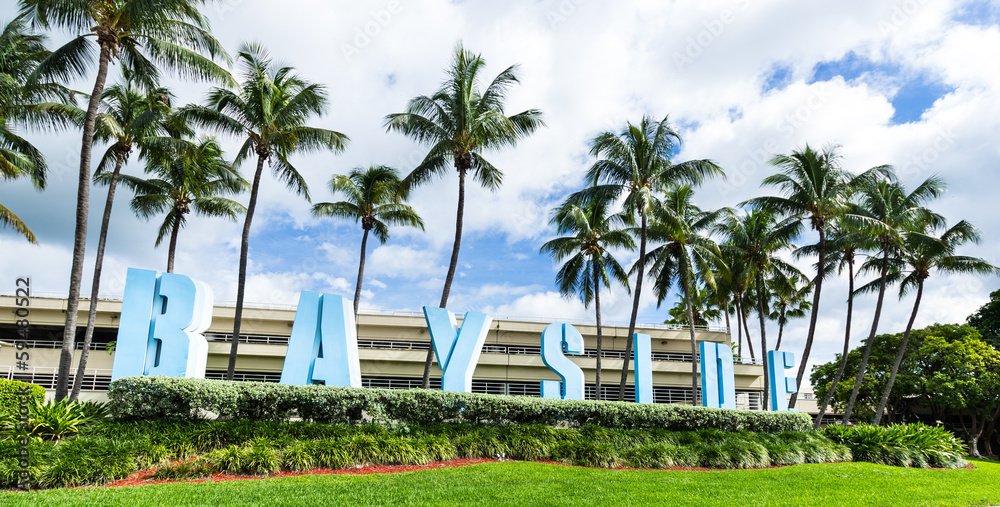 Fototapeta premium bayside,Miami