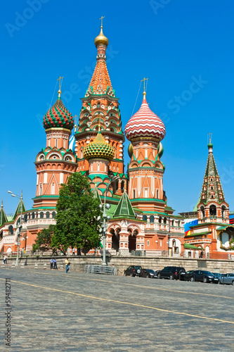 Saint Basil Cathedral in Moscow