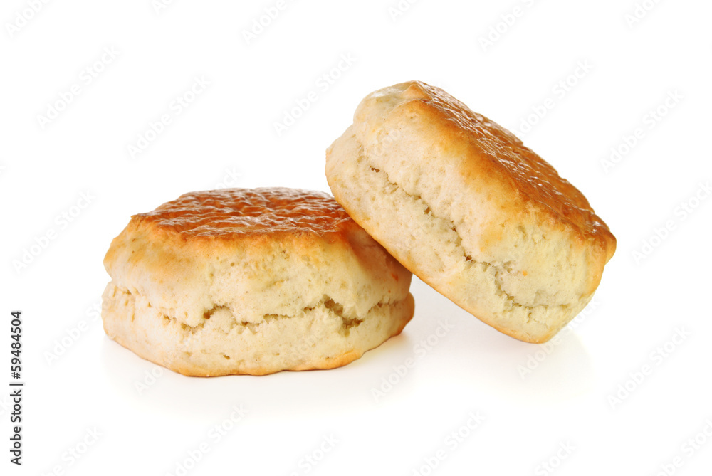 Two uncut scones