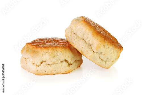 Two uncut scones photo