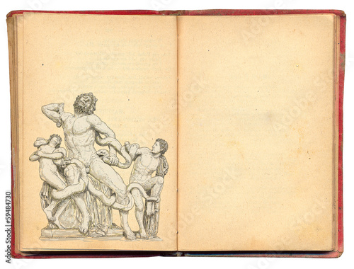 Laocoon sculpture illustration