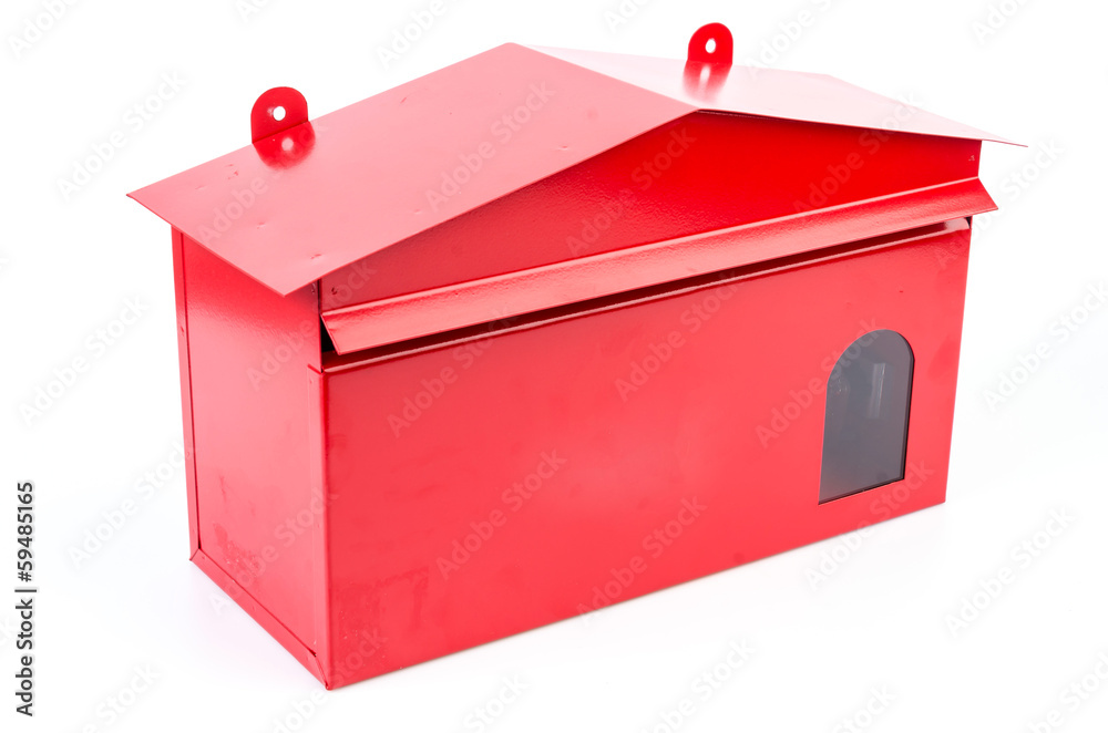 Red mailbox Red mailbox