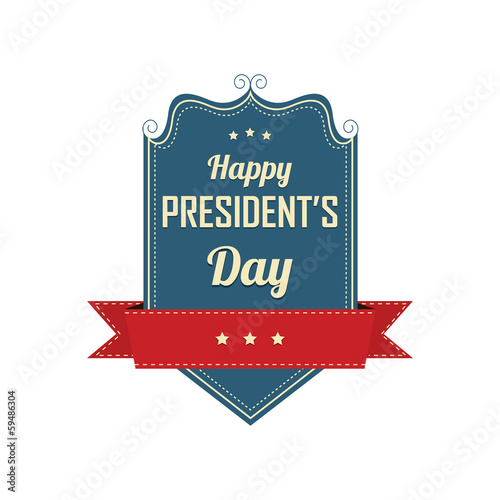 president's day label
