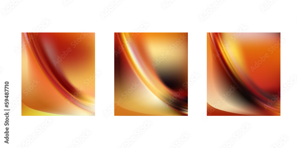 Naklejka premium red fire silk background with some soft folds