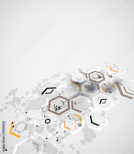 abstract internet computer technology business solution