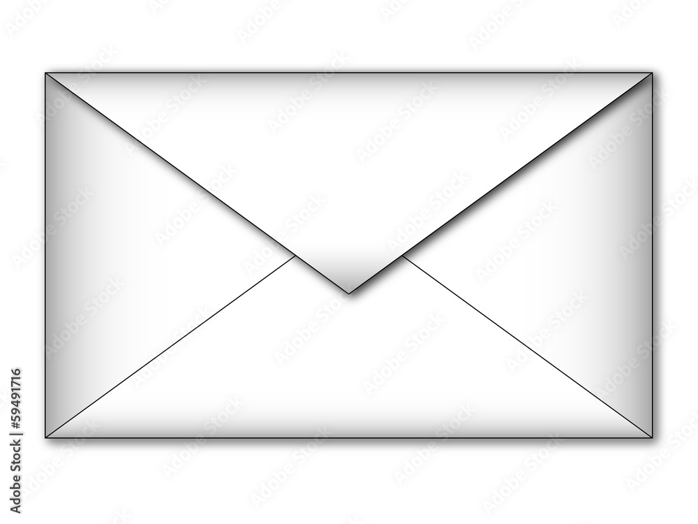 Busta lettera bianca 2 Busta lettera bianca 2